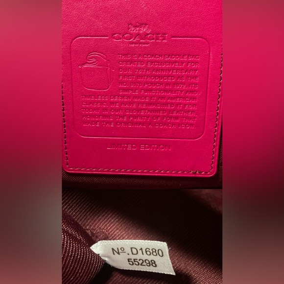 Coach Saddle Bag 9170 Limited Vintage Edition Glovetanned Leather - Picture 8 of 16